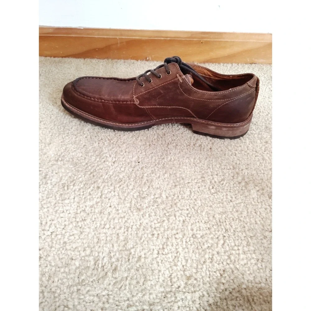 Florsheim‎ Midtown Plain Toe Oxford 14349‑215 Brown Leather Ortholite Men's 11.5